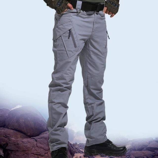 Camouflage Cargo Trousers for Men with Stretchy Waistband