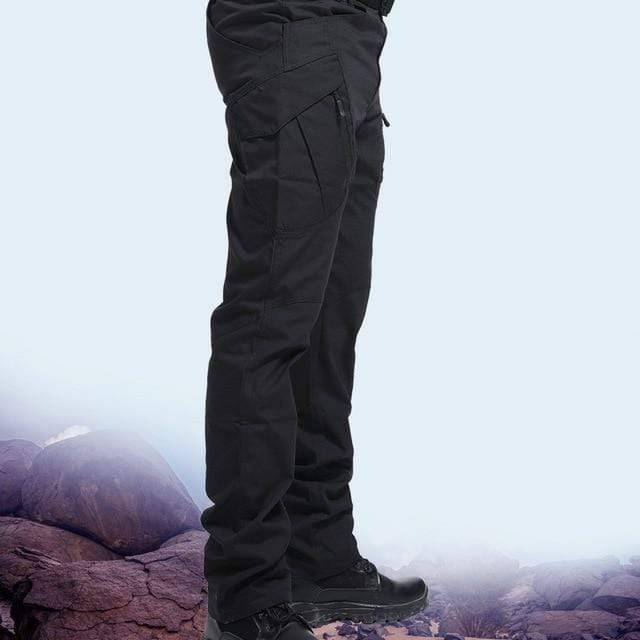Camouflage Cargo Trousers for Men with Stretchy Waistband