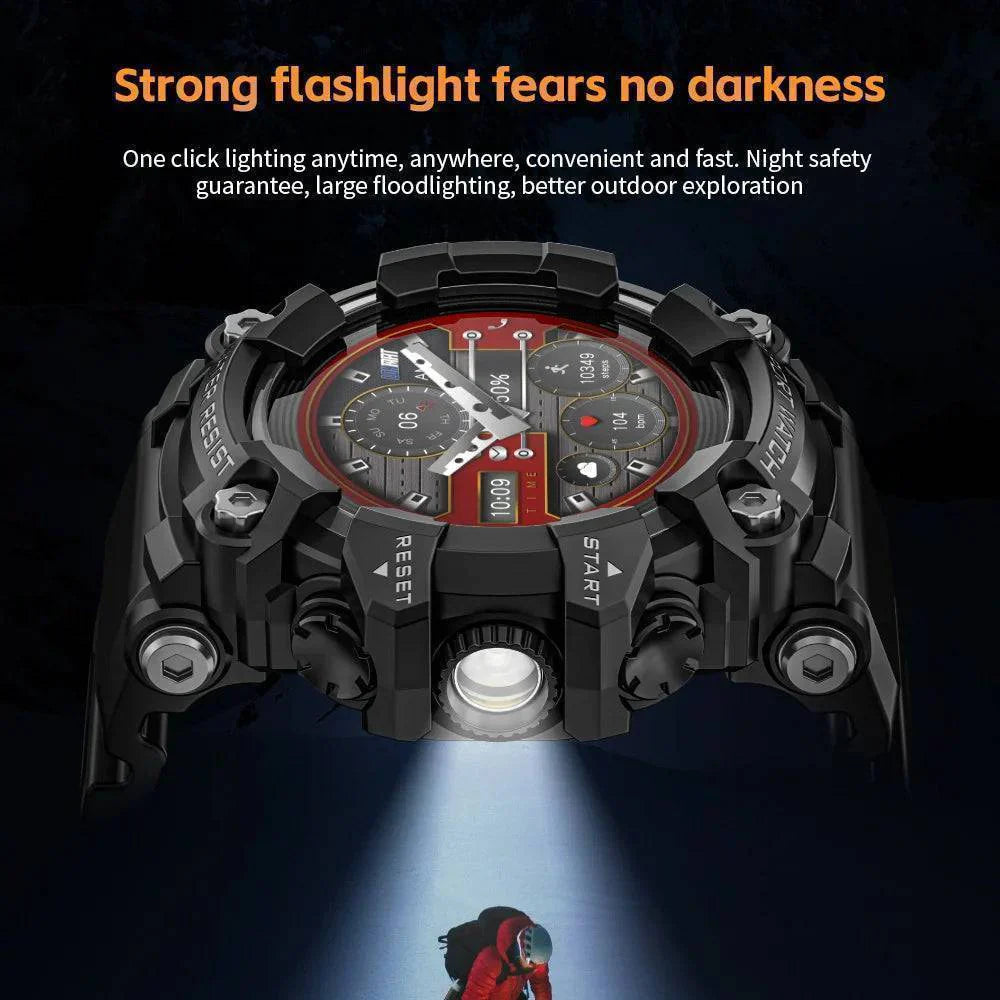 Smart Watch for Men - Fitness Tracker with Heart Rate and Sleep Monitoring