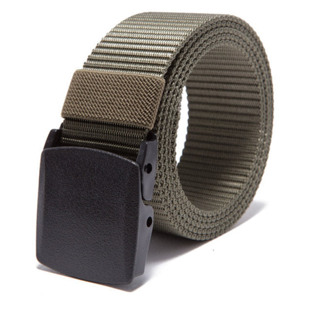 Durable Canvas Belt for Men with Quick-Release Closure