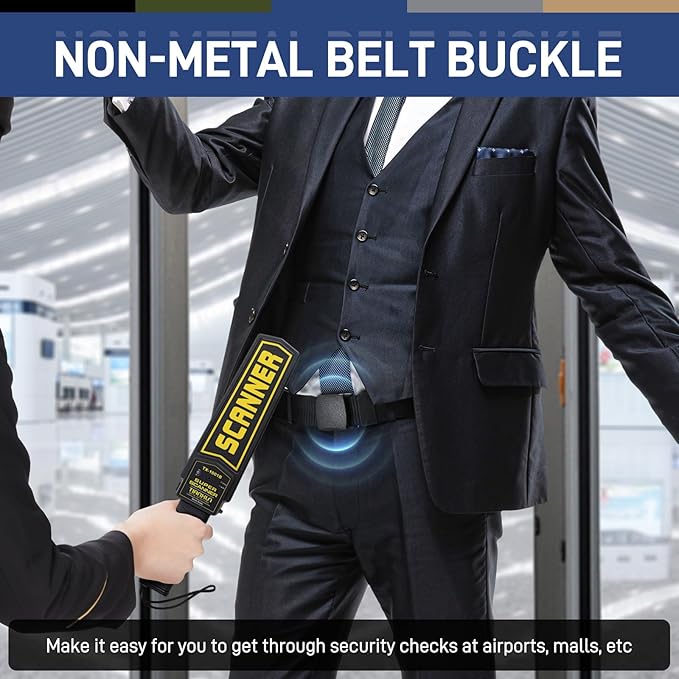 Durable Canvas Belt for Men with Quick-Release Closure