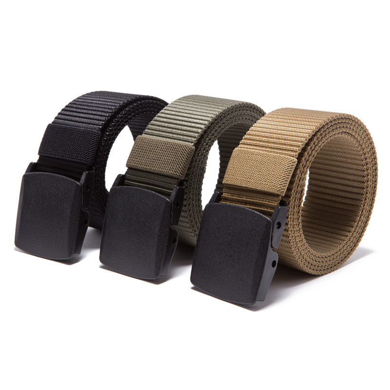 Durable Canvas Belt for Men with Quick-Release Closure