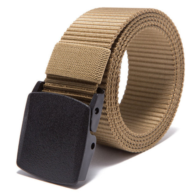 Durable Canvas Belt for Men with Quick-Release Closure