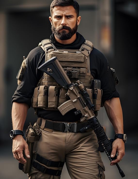 Tactical Military Belt for Men – Heavy Duty with Quick Release Buckle
