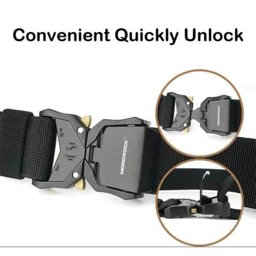 Tactical Military Belt for Men – Heavy Duty with Quick Release Buckle