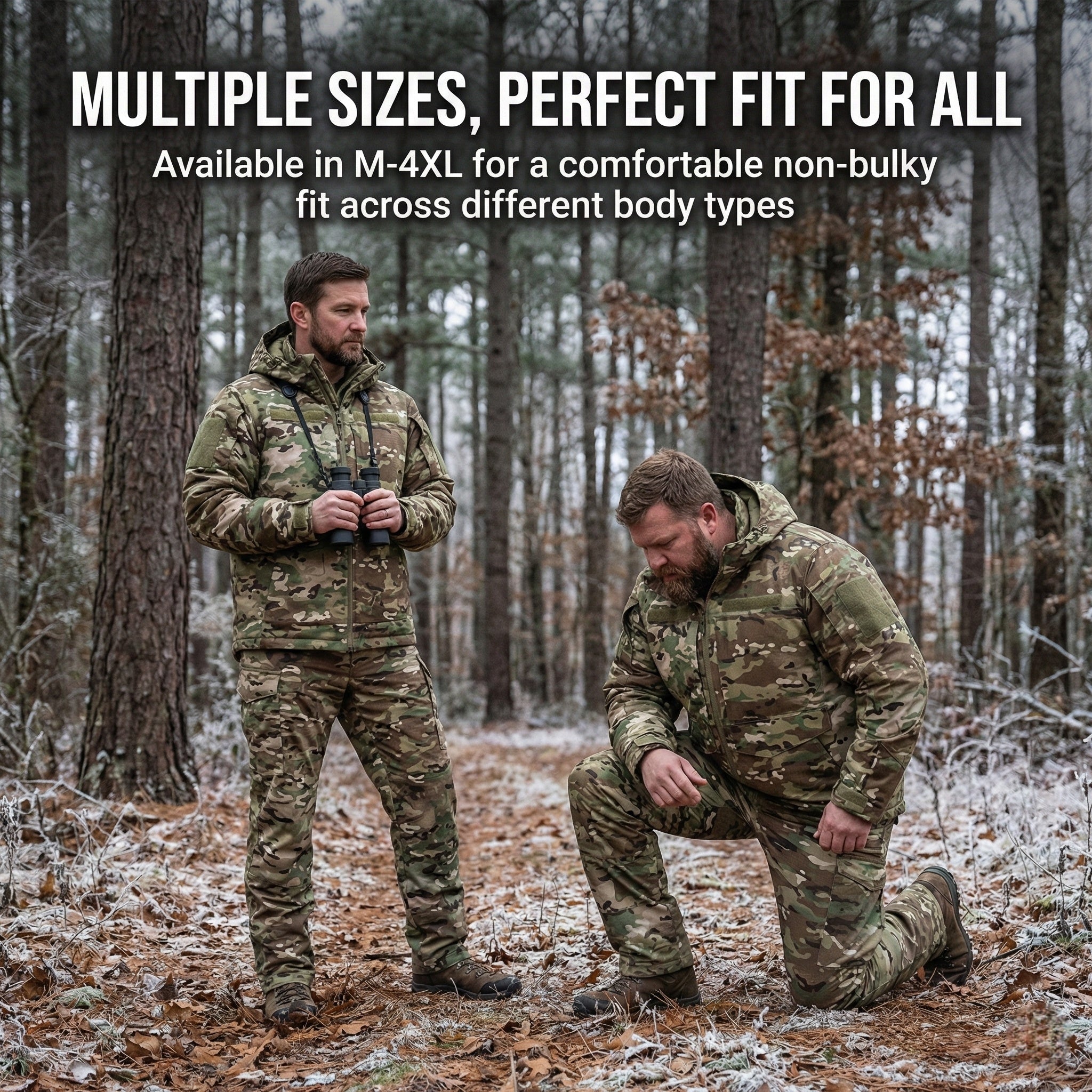 Camo Insulated Hoodie Set for Men – Hunting and Work Wear