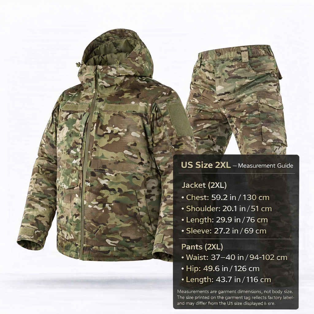 Camo Insulated Hoodie Set for Men – Hunting and Work Wear