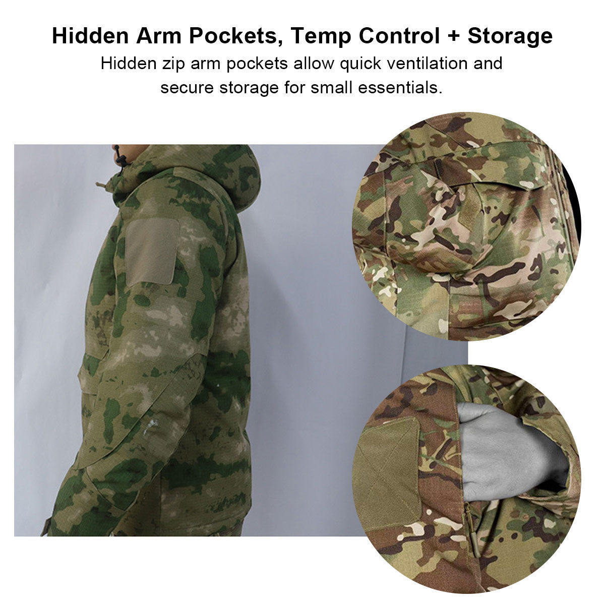 Camo Insulated Hoodie Set for Men – Hunting and Work Wear