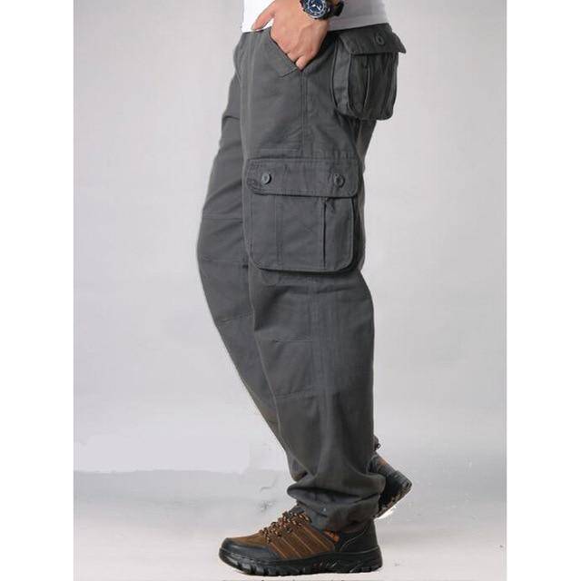Tactical Cargo Pants for Men - Loose Fit and Durable Design