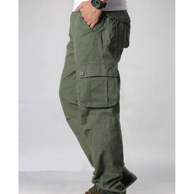 Tactical Cargo Pants for Men - Loose Fit and Durable Design