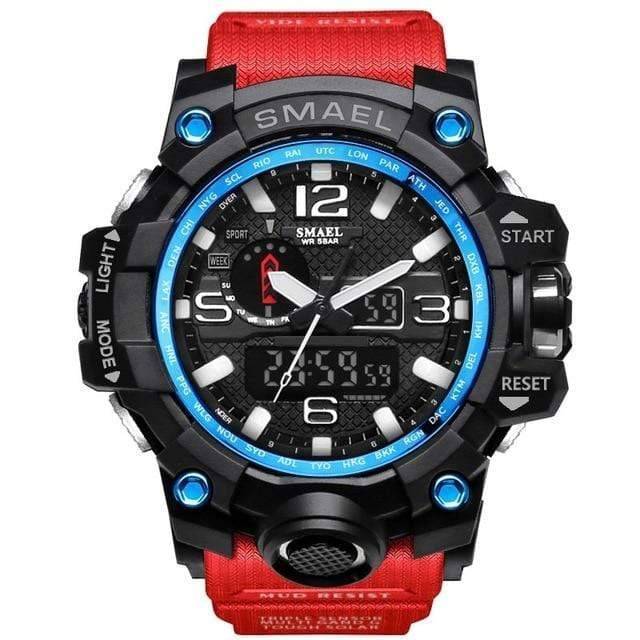 Dual Display Analog and Digital Watch for Men - Military Style