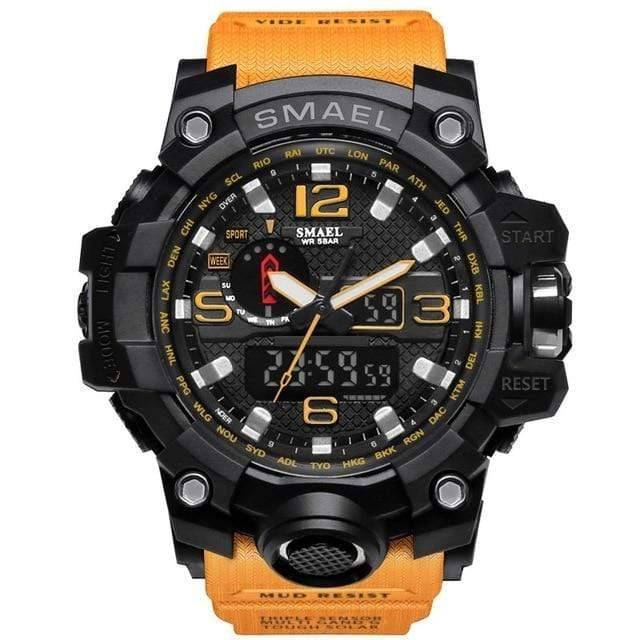 Dual Display Analog and Digital Watch for Men - Military Style