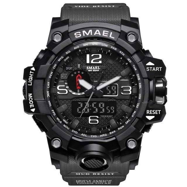 Dual Display Analog and Digital Watch for Men - Military Style