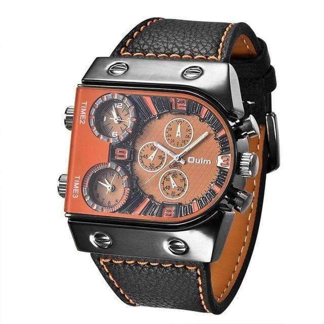 Military Watch for Men with Multiple Time Zones