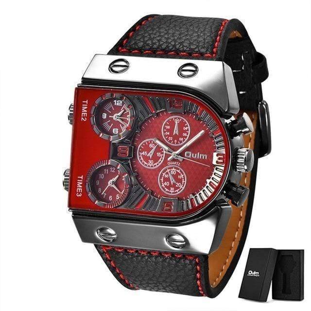 Military Watch for Men with Multiple Time Zones