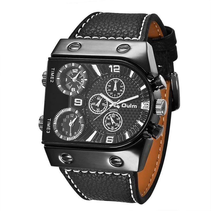 Military Watch for Men with Multiple Time Zones