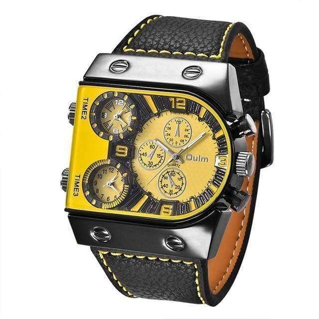 Military Watch for Men with Multiple Time Zones