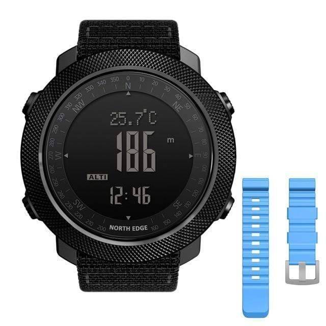 Digital Compass Watch for Men with Altimeter for Outdoor Use