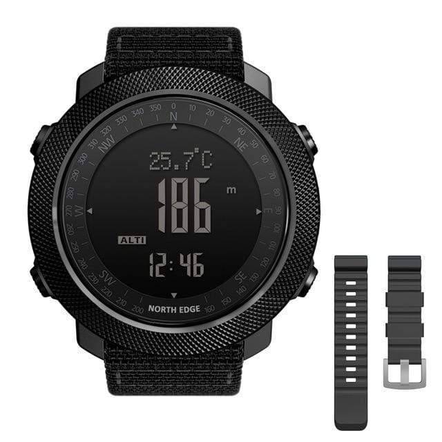 Digital Compass Watch for Men with Altimeter for Outdoor Use