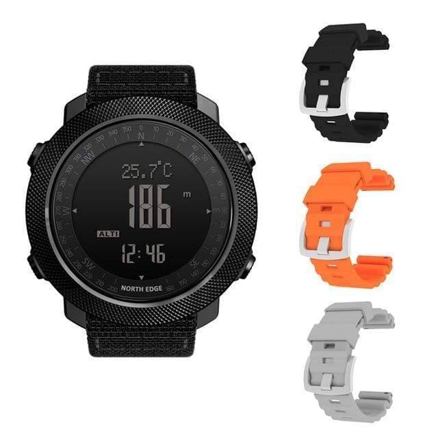 Digital Compass Watch for Men with Altimeter for Outdoor Use