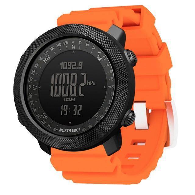 Digital Compass Watch for Men with Altimeter for Outdoor Use