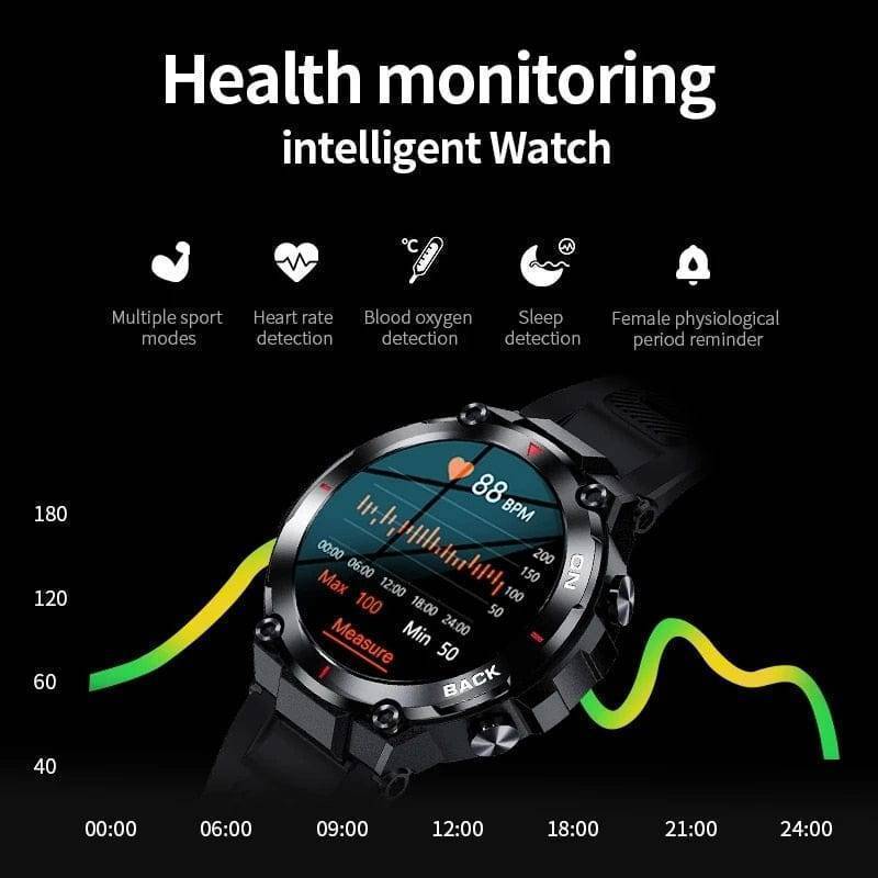 Multifunctional Fitness Tracker for Men - Outdoor GPS Smartwatch