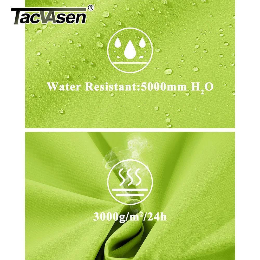 Lightweight Waterproof Rain Jacket for Men with Removable Hood
