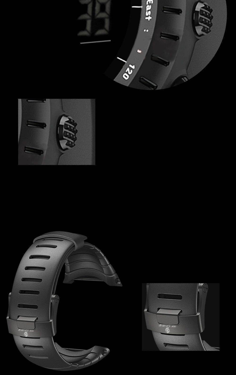Digital Altimeter Watch for Men's Outdoor Sports