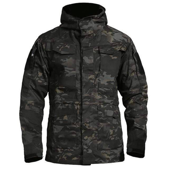 Men's Hooded Jacket for Outdoor Tactical Use