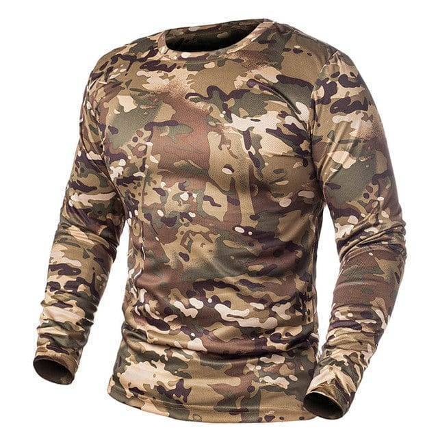 Long Sleeve Tactical Shirt for Men – Outdoor Wear