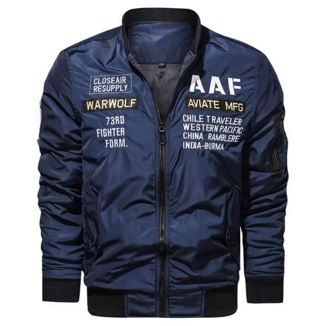 Men's Tactical Bomber Jacket for Outdoor Activities - Windbreaker