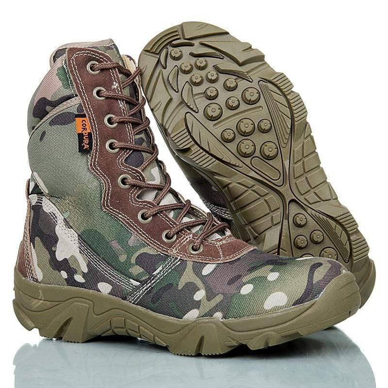 Waterproof Tactical Hiking Boots for Men - Outdoor Footwear