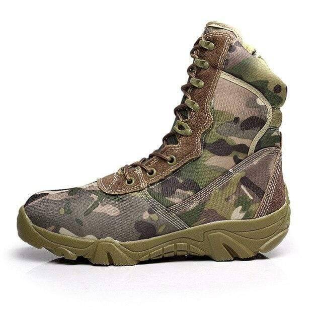 Waterproof Tactical Hiking Boots for Men - Outdoor Footwear