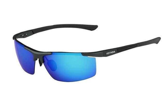 Polarized UV400 Sunglasses for Men - Aluminum and Magnesium Frame