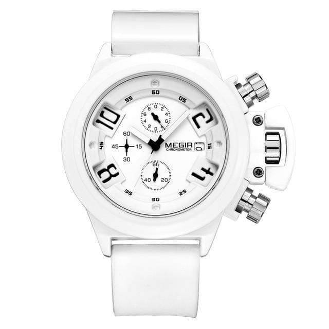 Men's Sports Watch with Large Dial - Durable Military Design