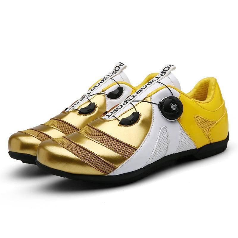 Flat Cycling Shoes for Men with SPD Rubber Sole