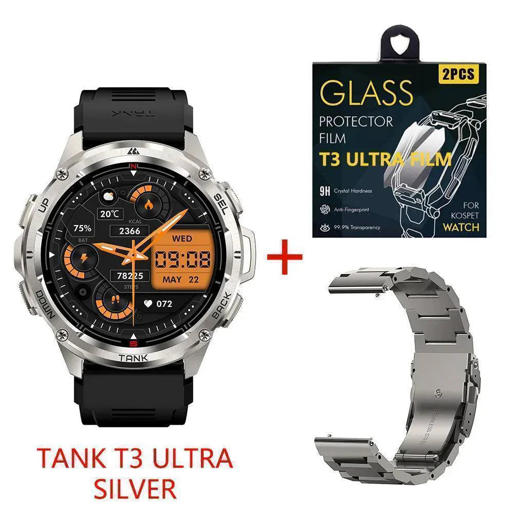 Rugged Fitness Tracker with GPS and AMOLED Display for Men