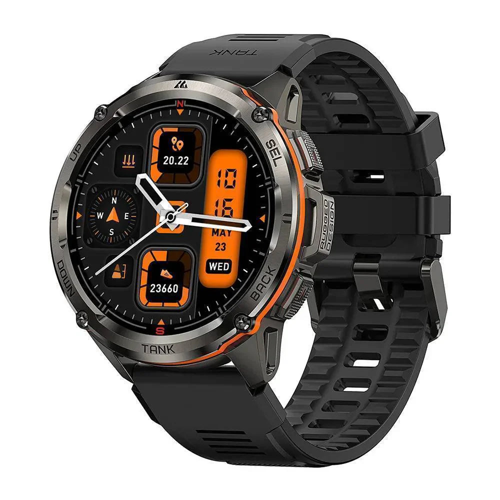 Rugged Fitness Tracker with GPS and AMOLED Display for Men