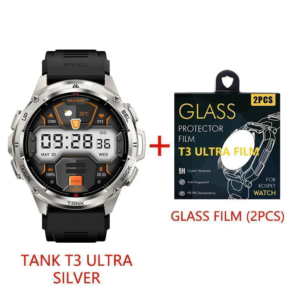 Rugged Fitness Tracker with GPS and AMOLED Display for Men