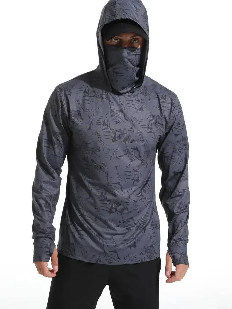 Quick Dry Performance Shirt for Men - UV Protection Hoodie