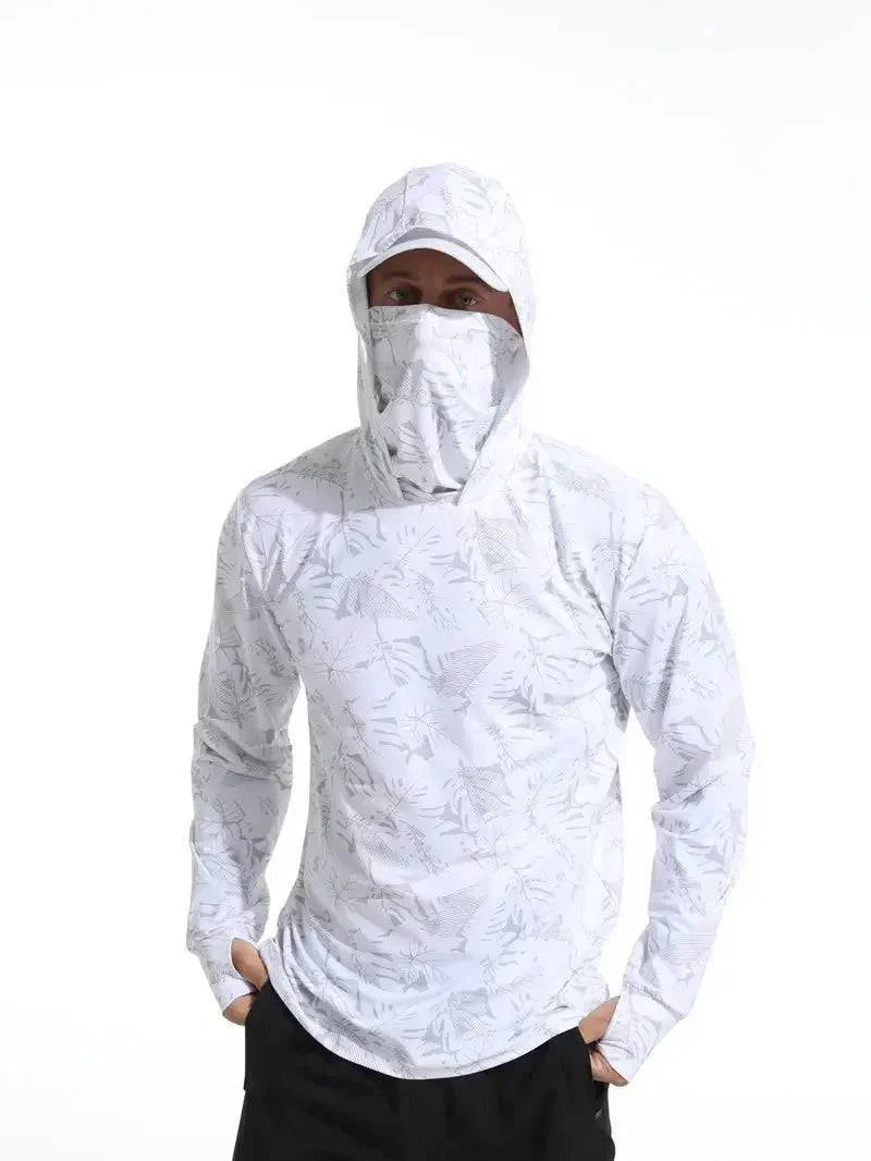 Quick Dry Performance Shirt for Men - UV Protection Hoodie