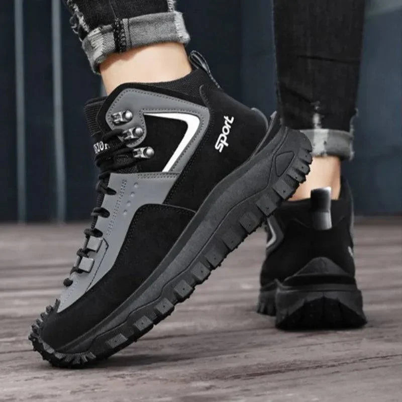 Waterproof Hiking Sneakers for Men - Outdoor Safety Footwear