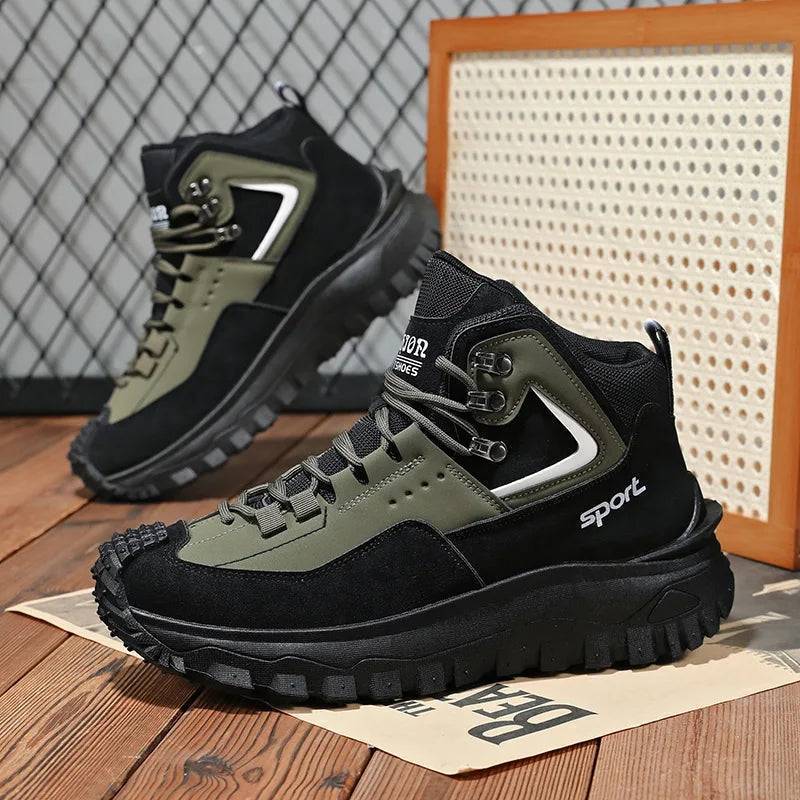 Waterproof Hiking Sneakers for Men - Outdoor Safety Footwear