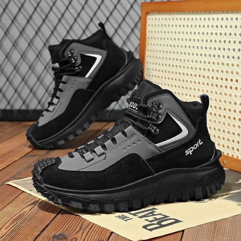Waterproof Hiking Sneakers for Men - Outdoor Safety Footwear