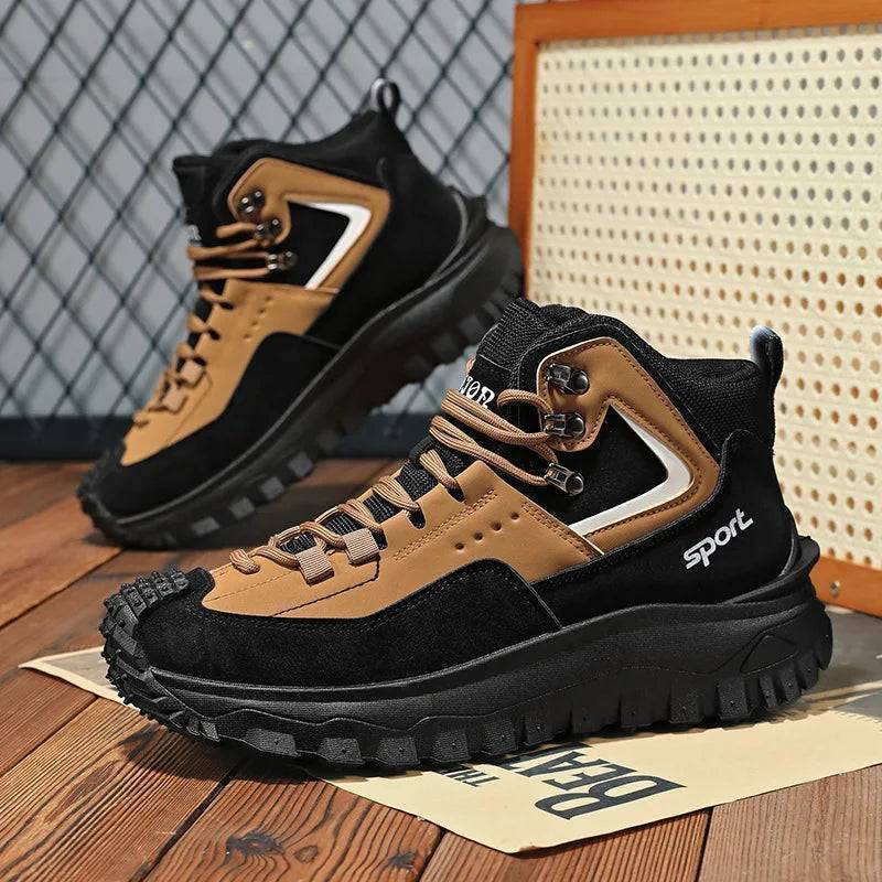 Waterproof Hiking Sneakers for Men - Outdoor Safety Footwear