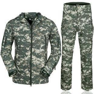 Water-Resistant Tactical Hunting Jacket and Pants for Men