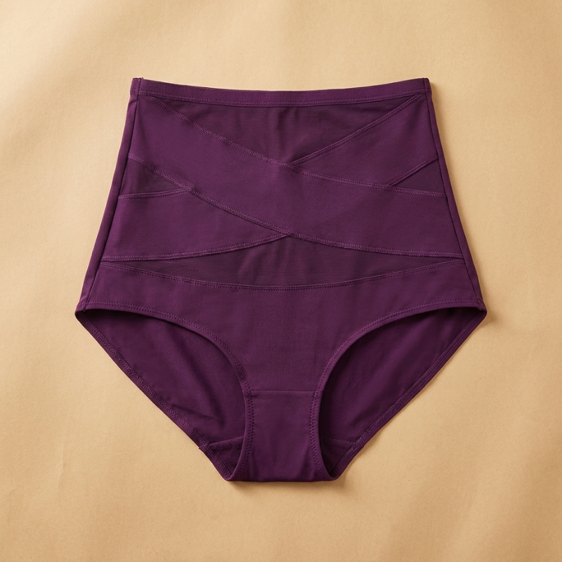 VeloriCurve™ – High-Waist Cross-Panel Tummy Control Shaping Briefs