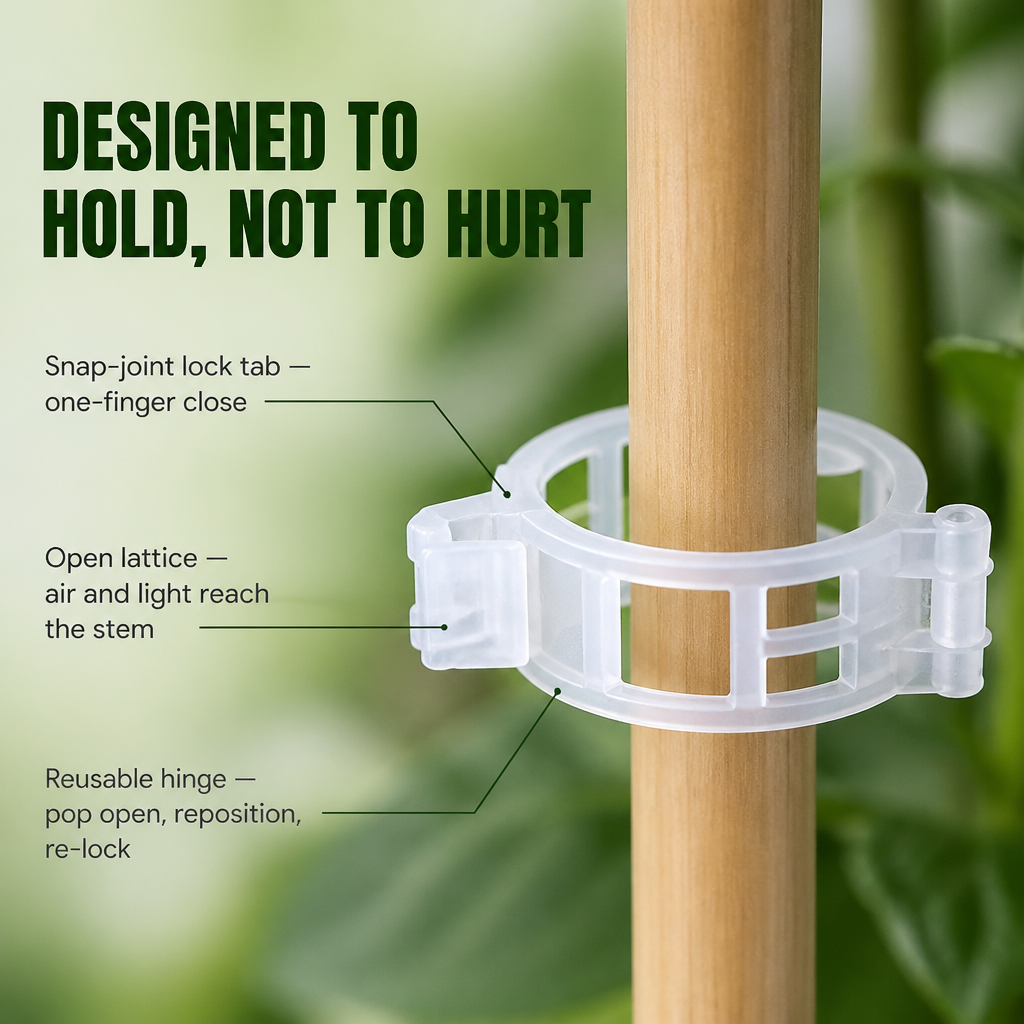 VerdantaClips™ — Hold Up Heavy Vines Without Snapping a Single Stem