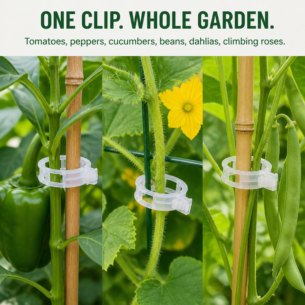 VerdantaClips™ — Hold Up Heavy Vines Without Snapping a Single Stem