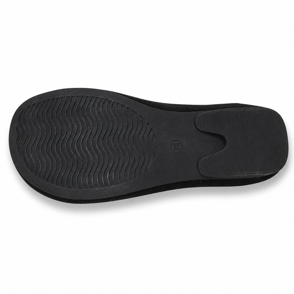 SolaraStep™ – Slipper-Soft Suede Flats with Rope Tie Detail